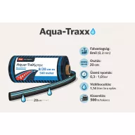   Aqua-Traxx csepegtető szalag 8mil (0,2mm) - 20cm-es osztással, 500m