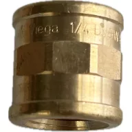   Karmantyú réz 1/4"x1/4" BB nyomásmérő órához és szűrőhöz